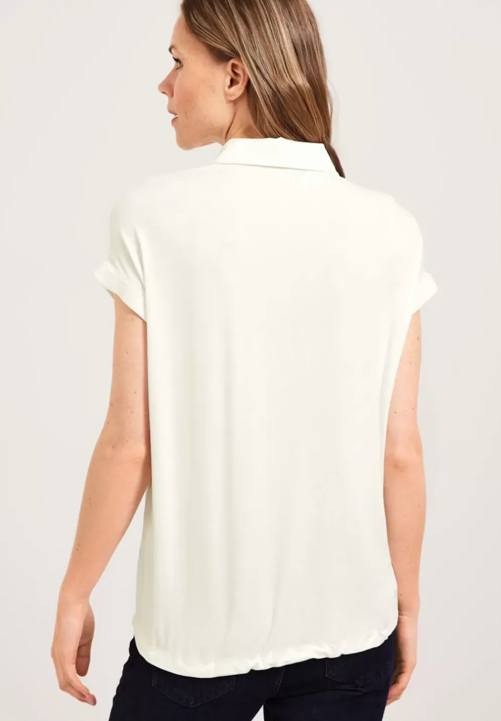 Materialmix Bluse