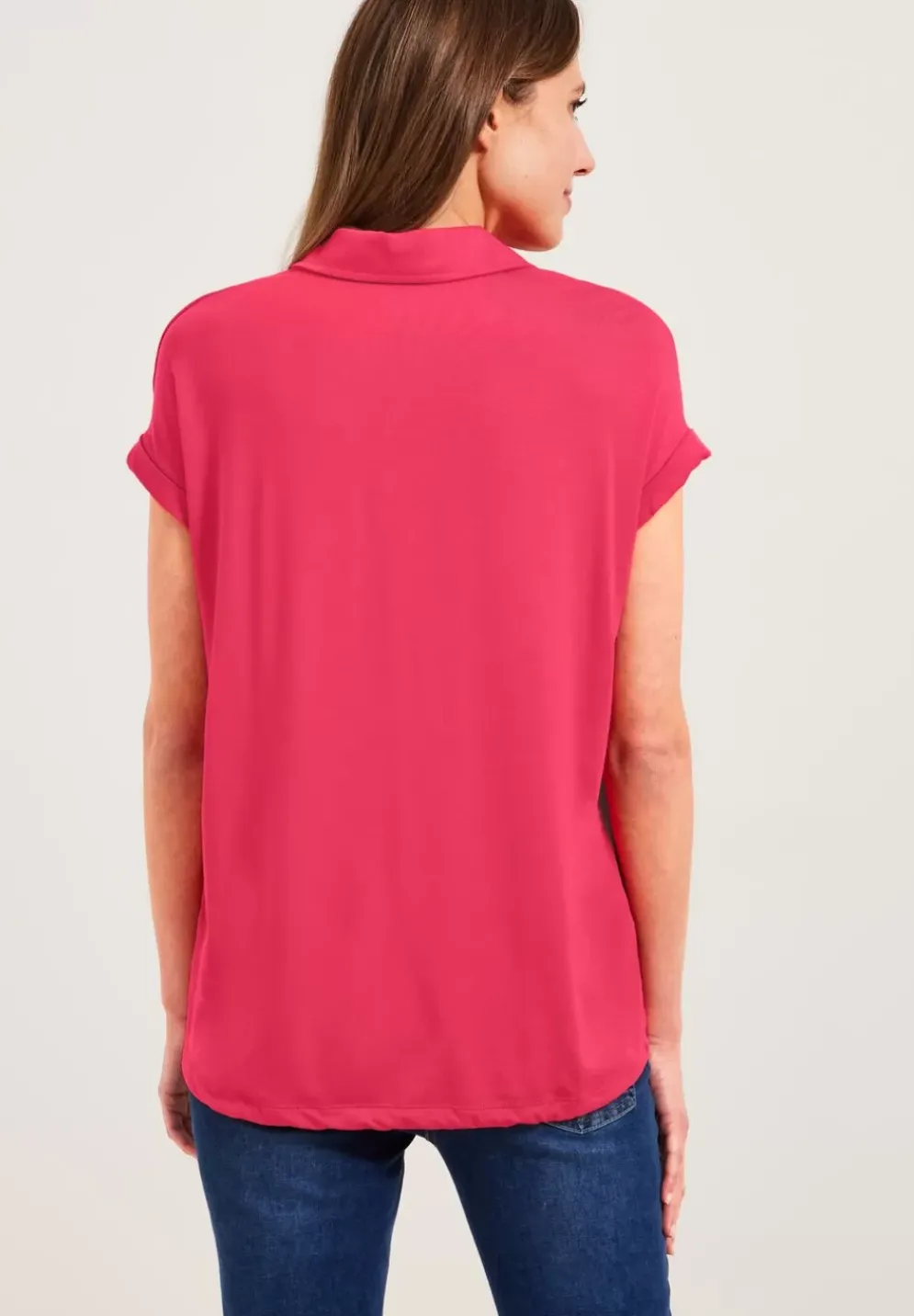 Materialmix Bluse
