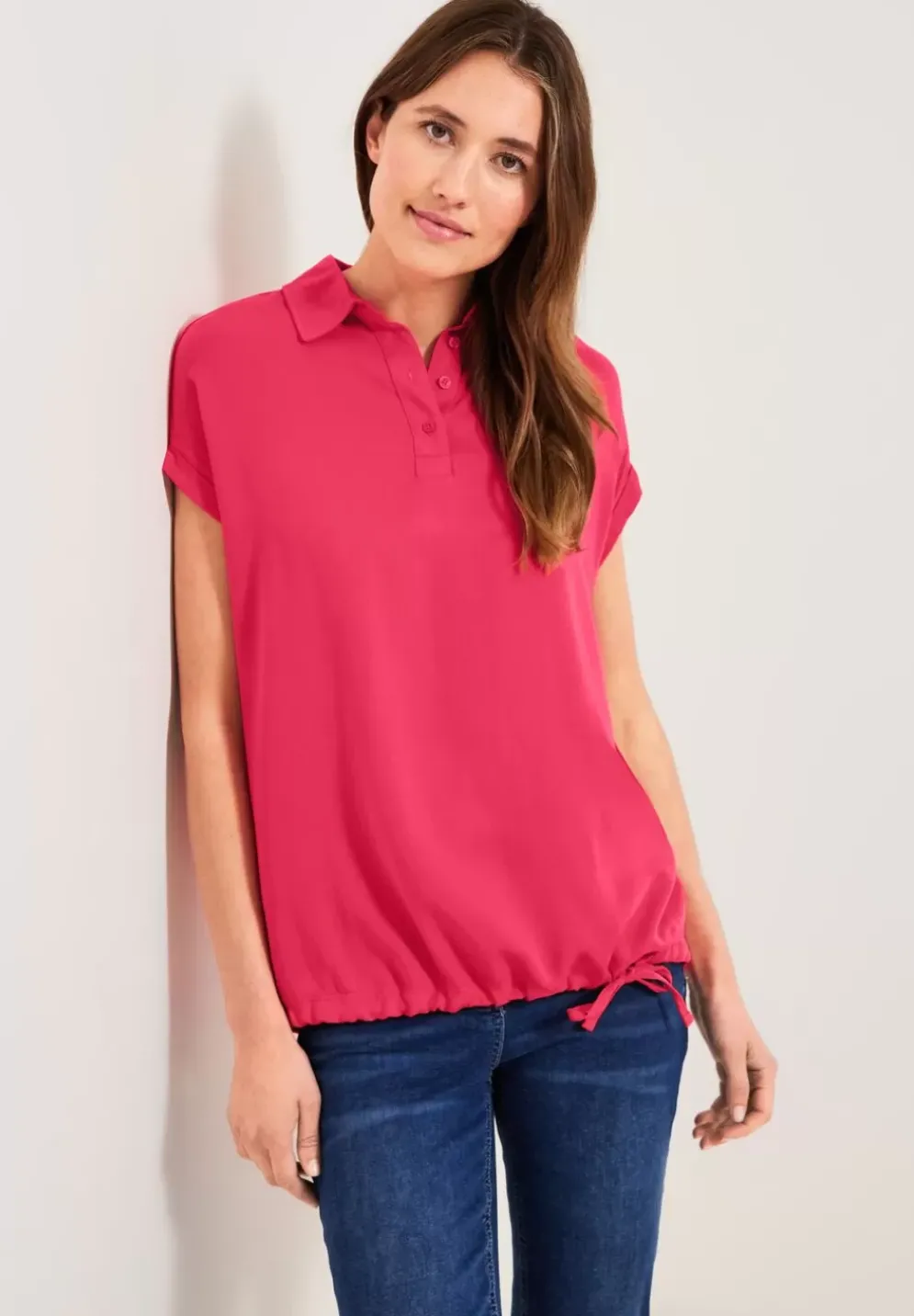 Materialmix Bluse