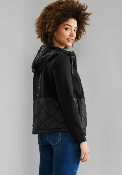 Materialmix Jacke