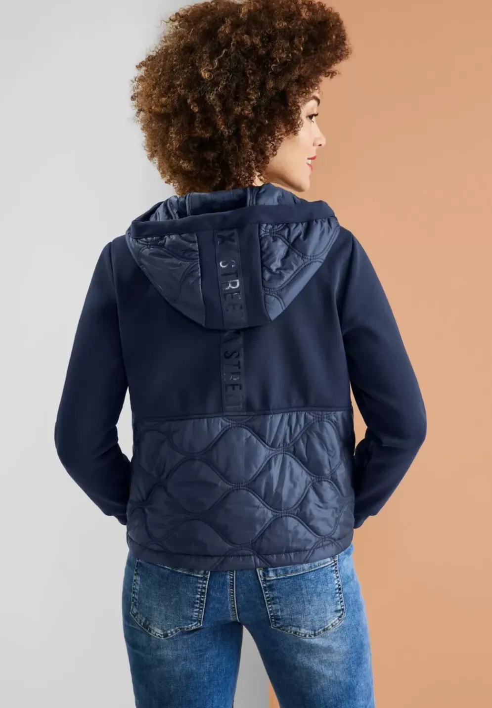 Materialmix Jacke