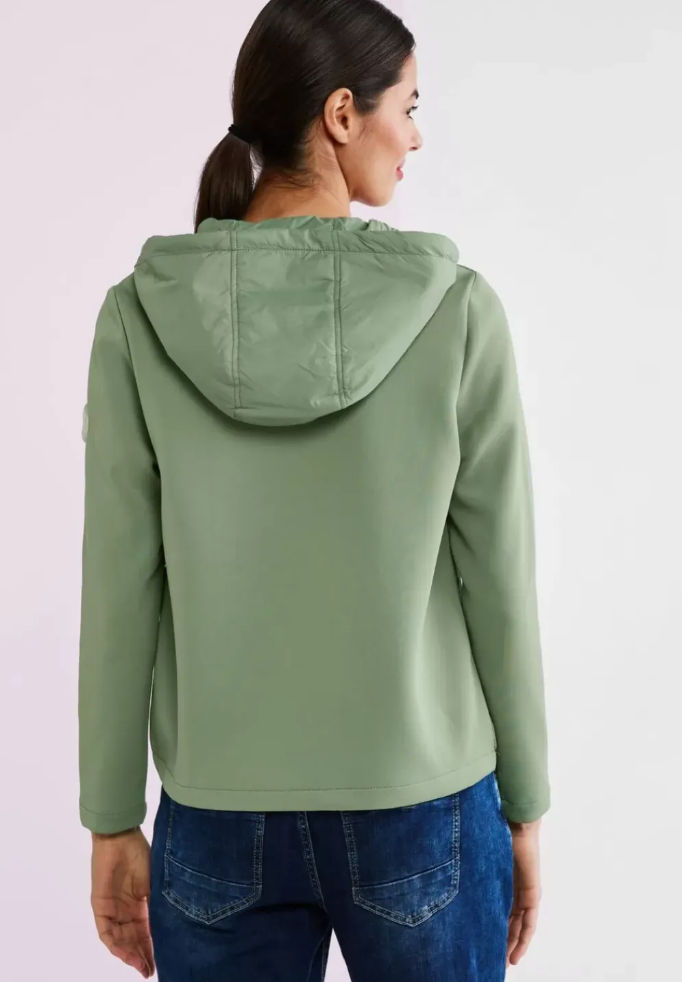 Materialmix Jacke
