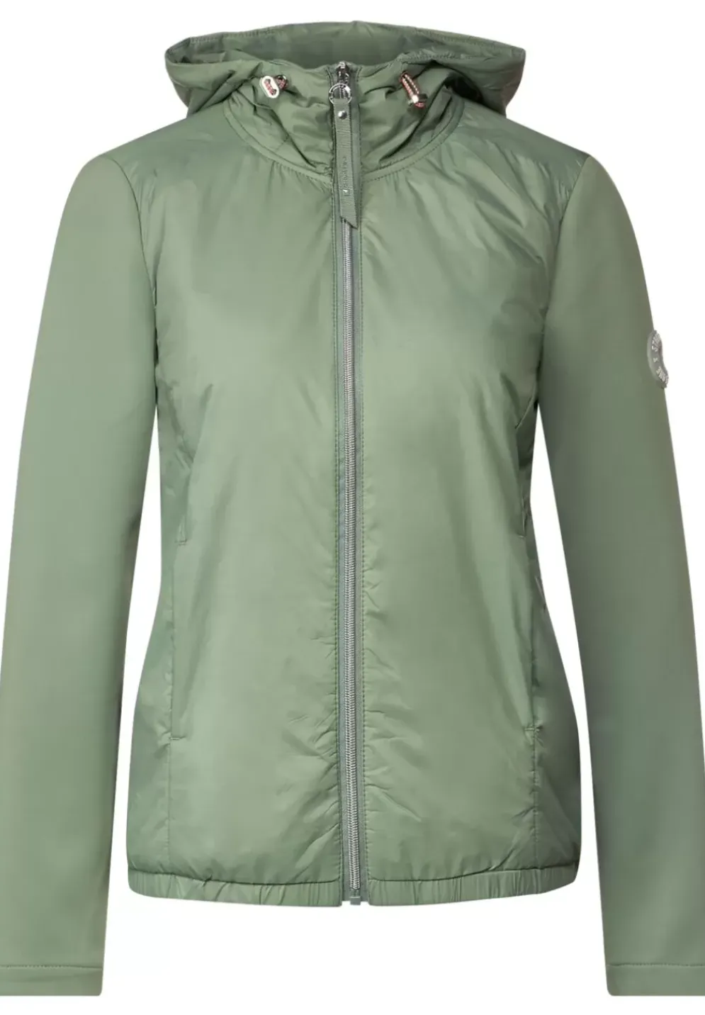 Materialmix Jacke