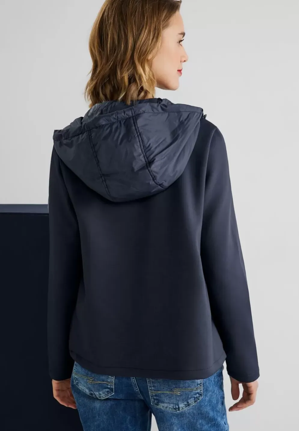 Materialmix Jacke