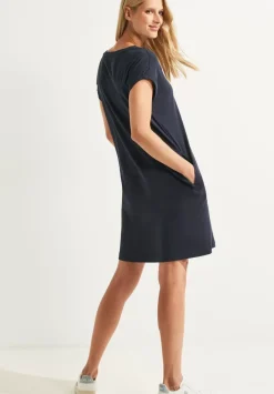 Materialmix Kleid