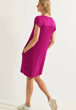 Materialmix Kleid