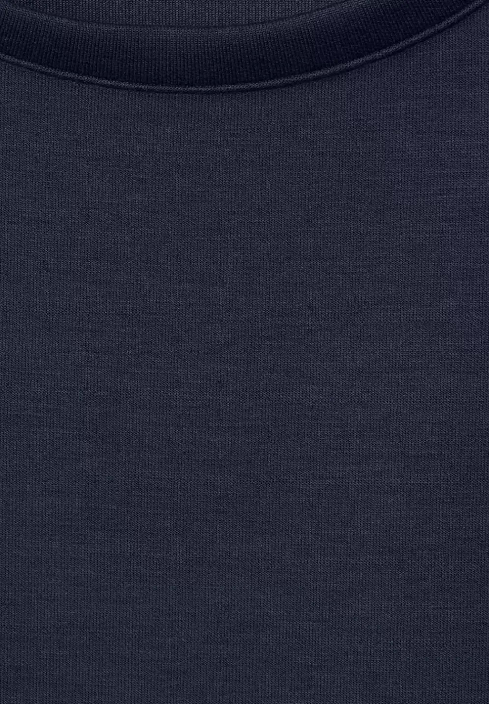 Materialmix Kleid Mit Volant