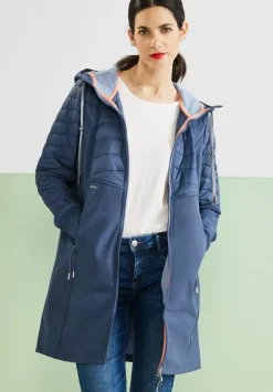 Materialmix Softshellmantel