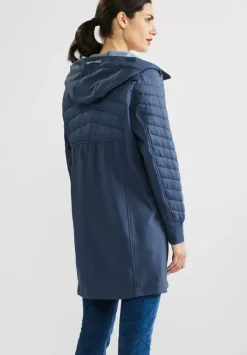 Materialmix Softshellmantel