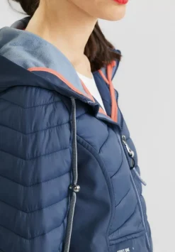 Materialmix Softshellmantel
