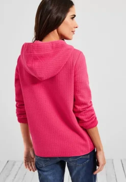 Materialmix Sweatjacke