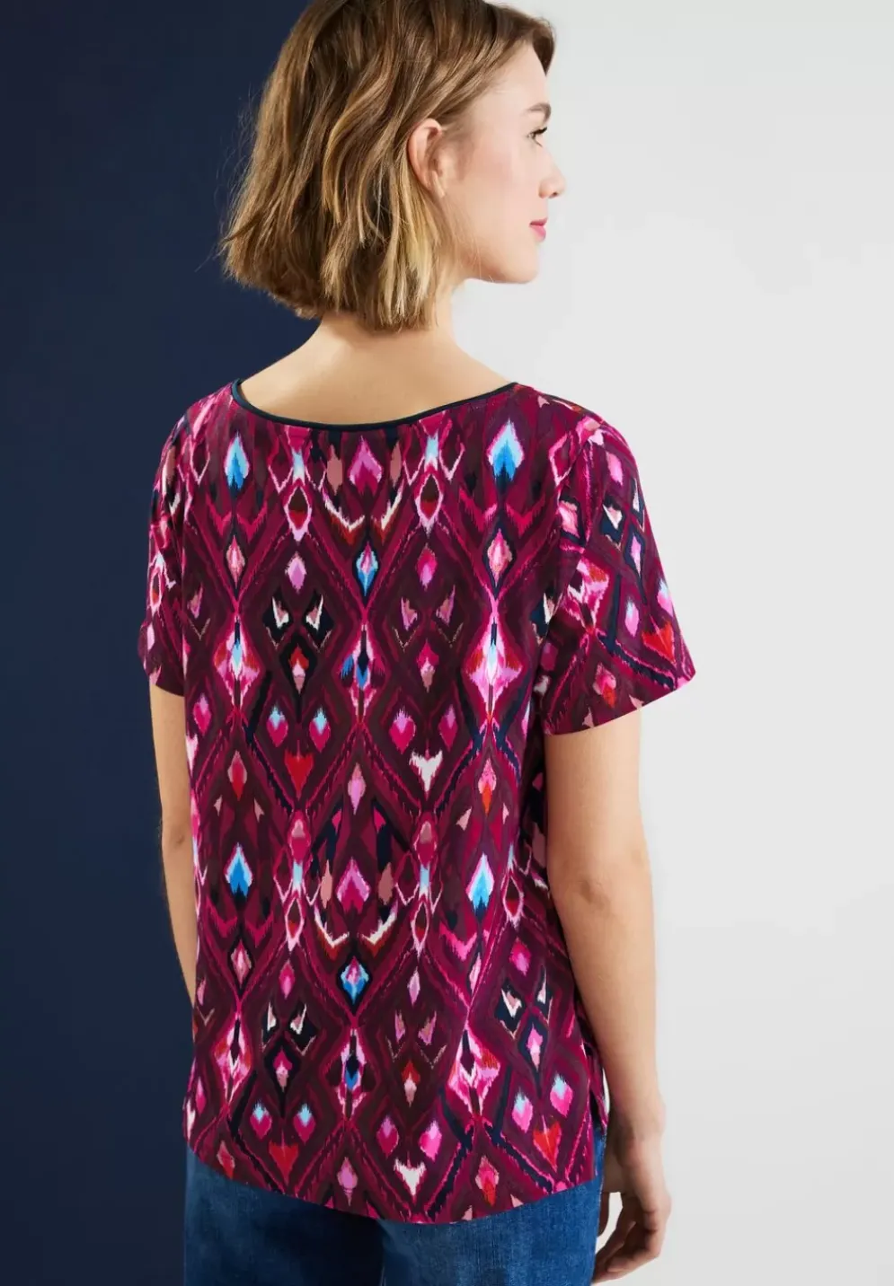 Materialmix T-Shirt