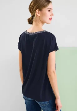 Materialmix T-Shirt