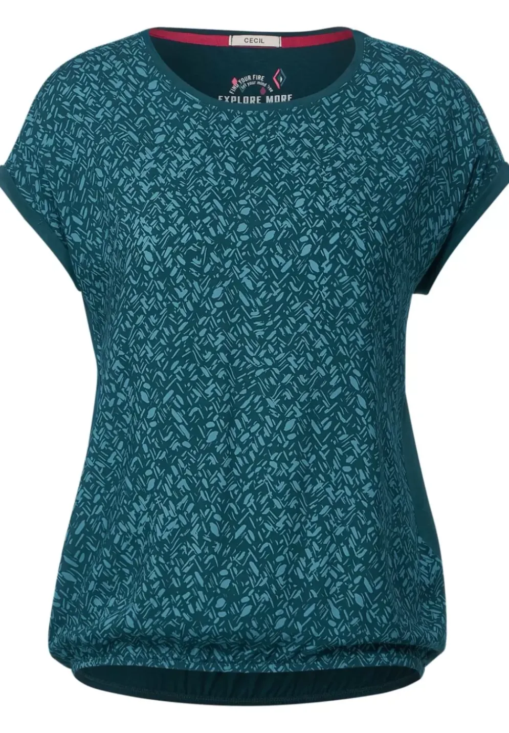 Materialmix T-Shirt