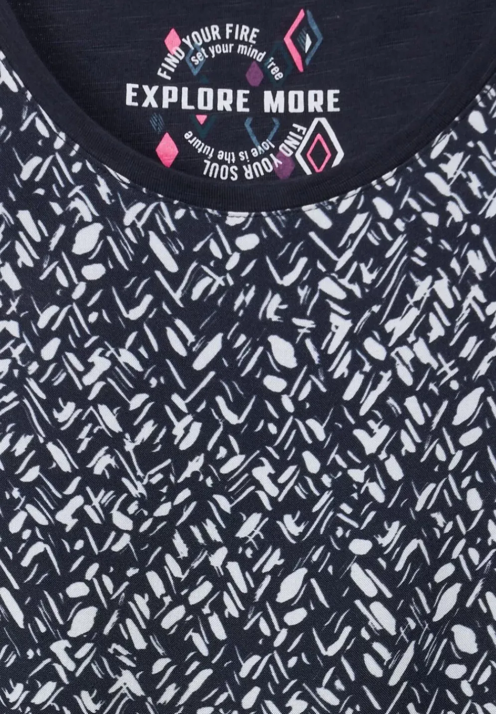 Materialmix T-Shirt