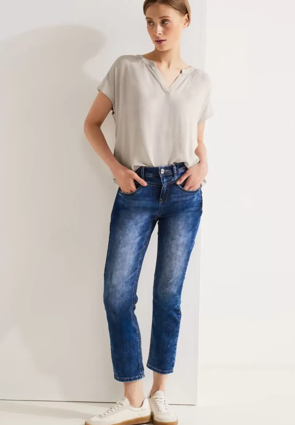 Materialmix T-Shirt