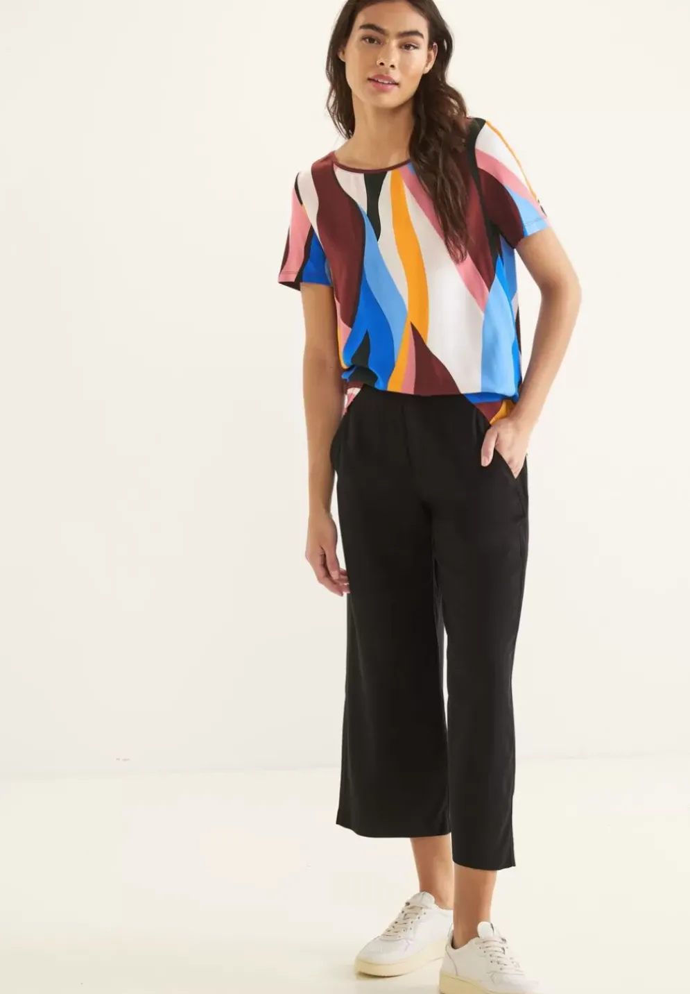 Materialmix T-Shirt