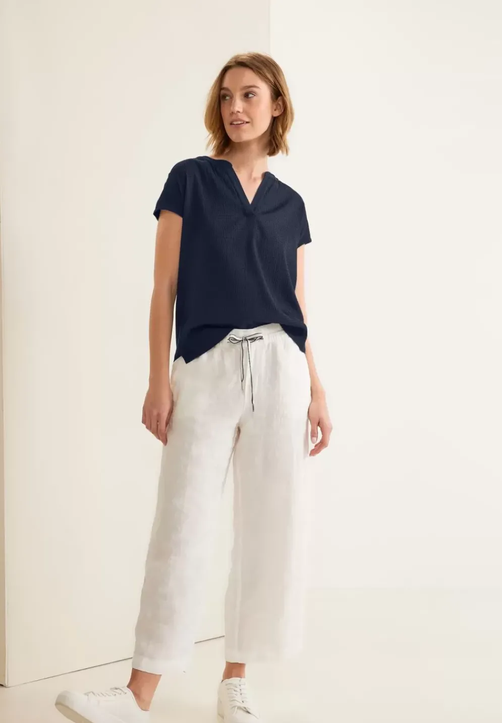 Materialmix T-Shirt