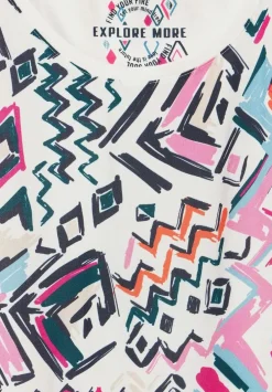 Materialmix T-Shirt
