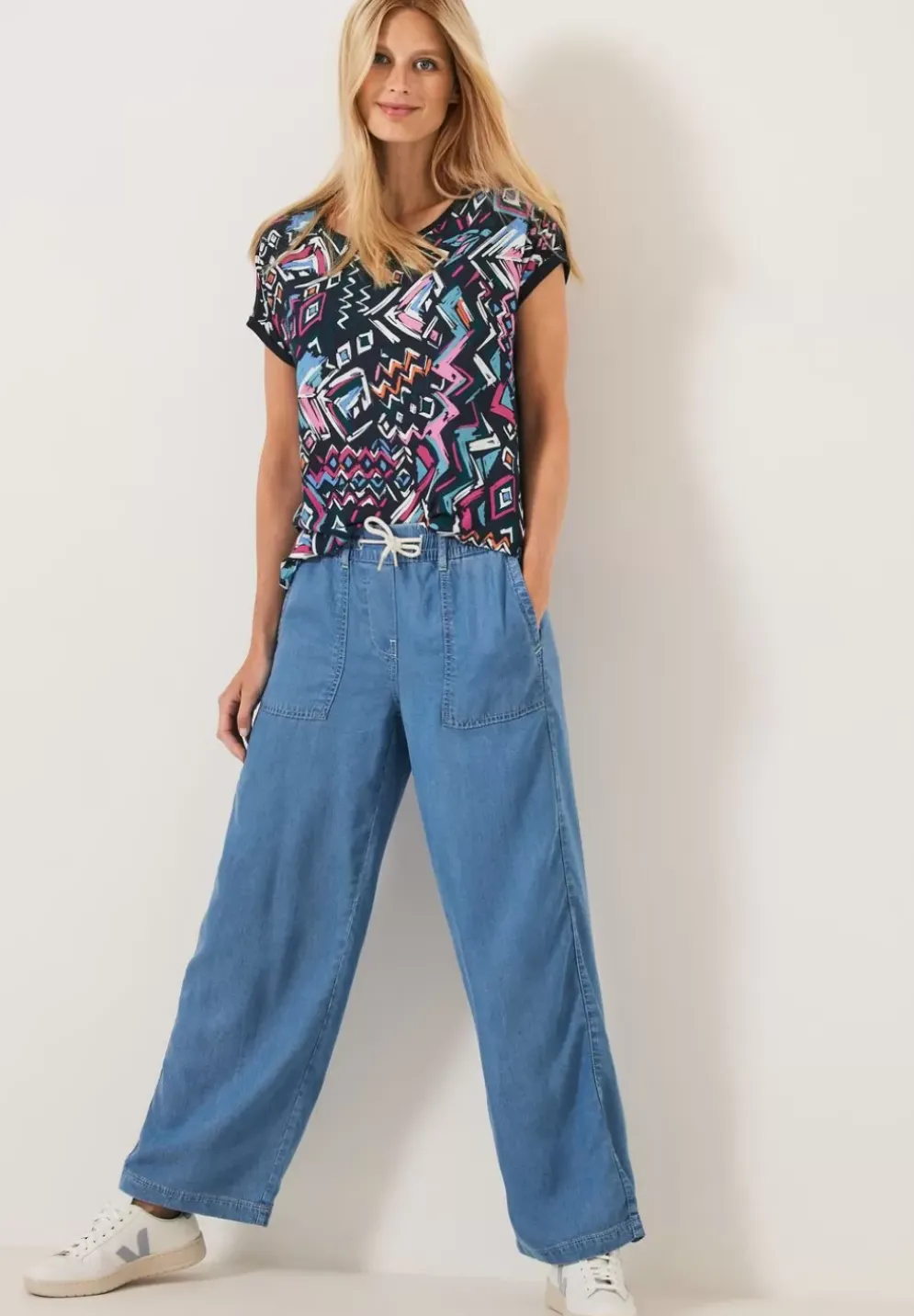 Materialmix T-Shirt