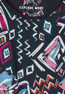Materialmix T-Shirt