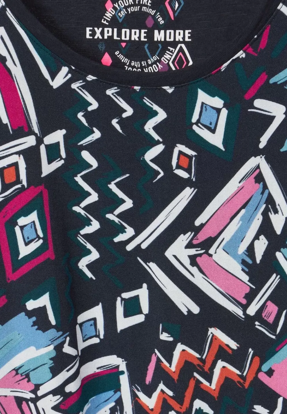 Materialmix T-Shirt