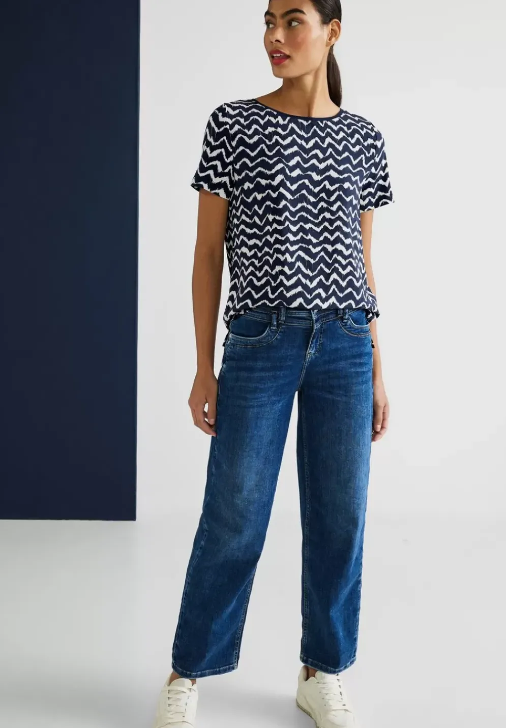 Materialmix T-Shirt