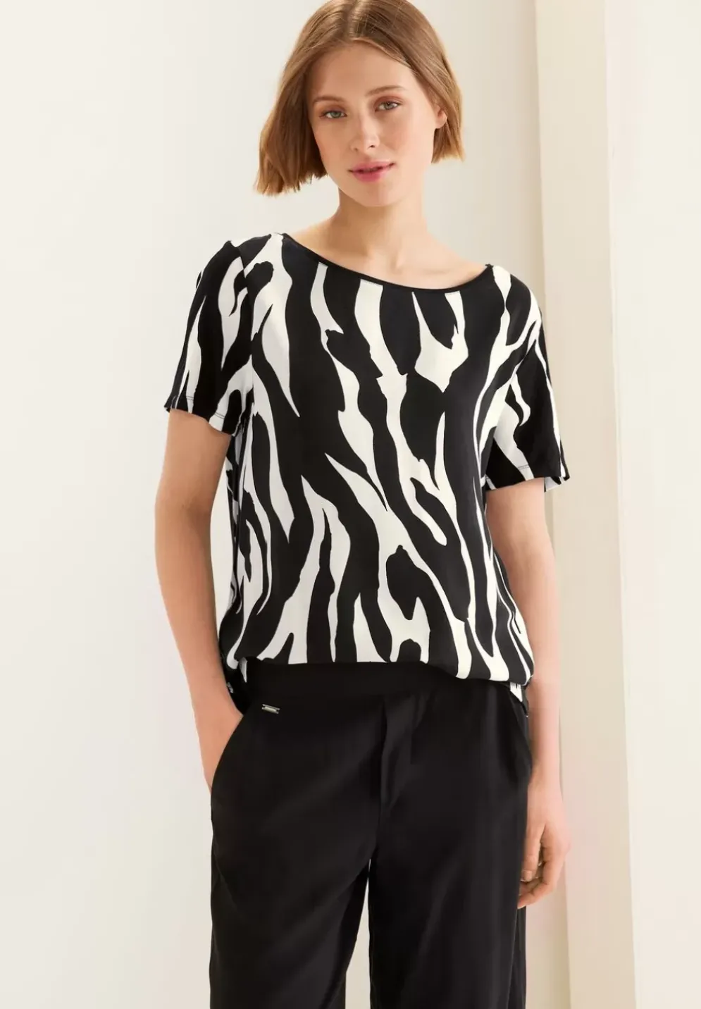 Materialmix T-Shirt