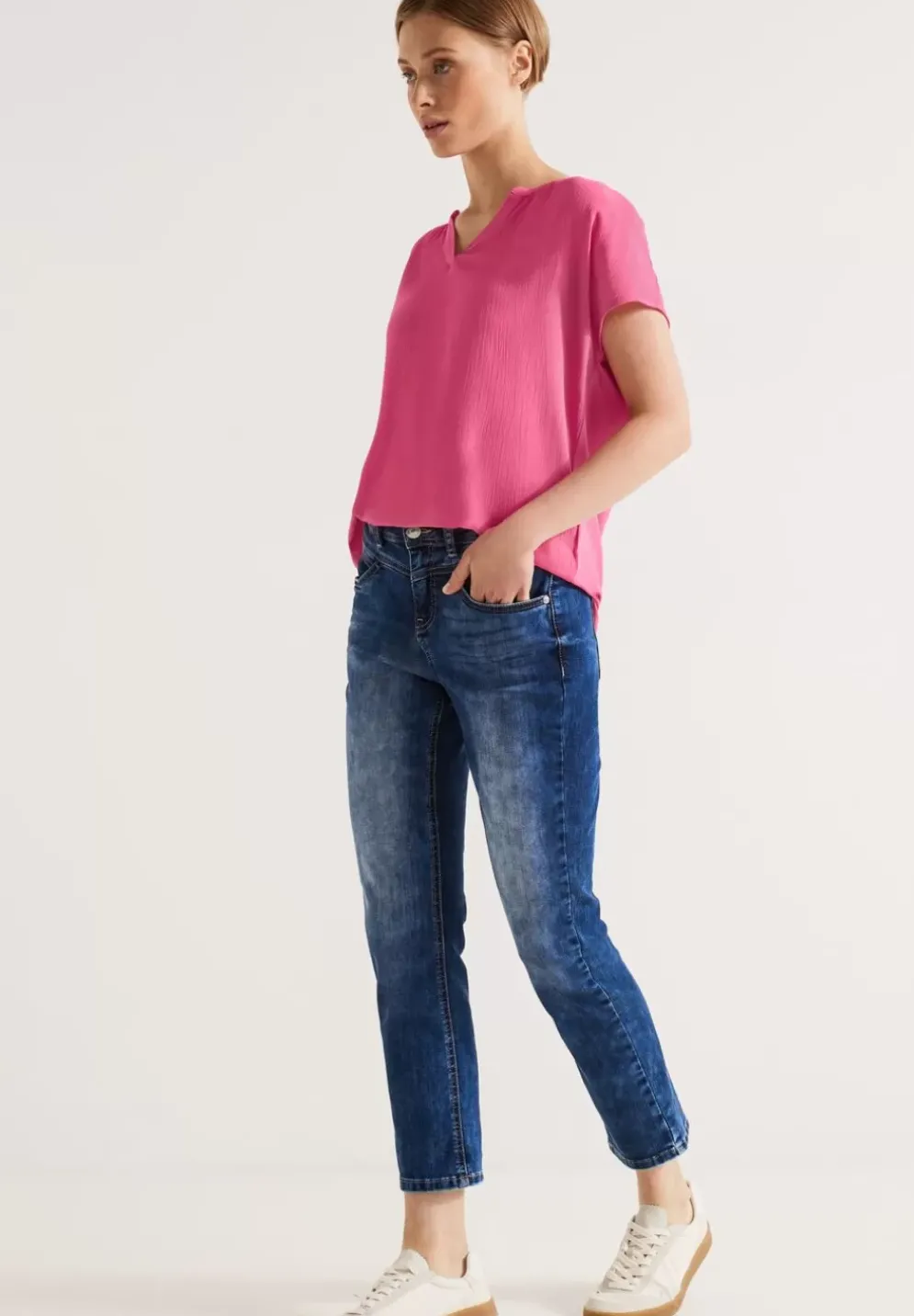 Materialmix T-Shirt