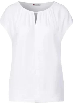 Materialmixshirt Mit Cut-Out