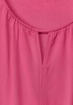 Materialmixshirt Mit Cut-Out