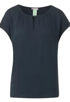 Materialmixshirt Mit Cut-Out
