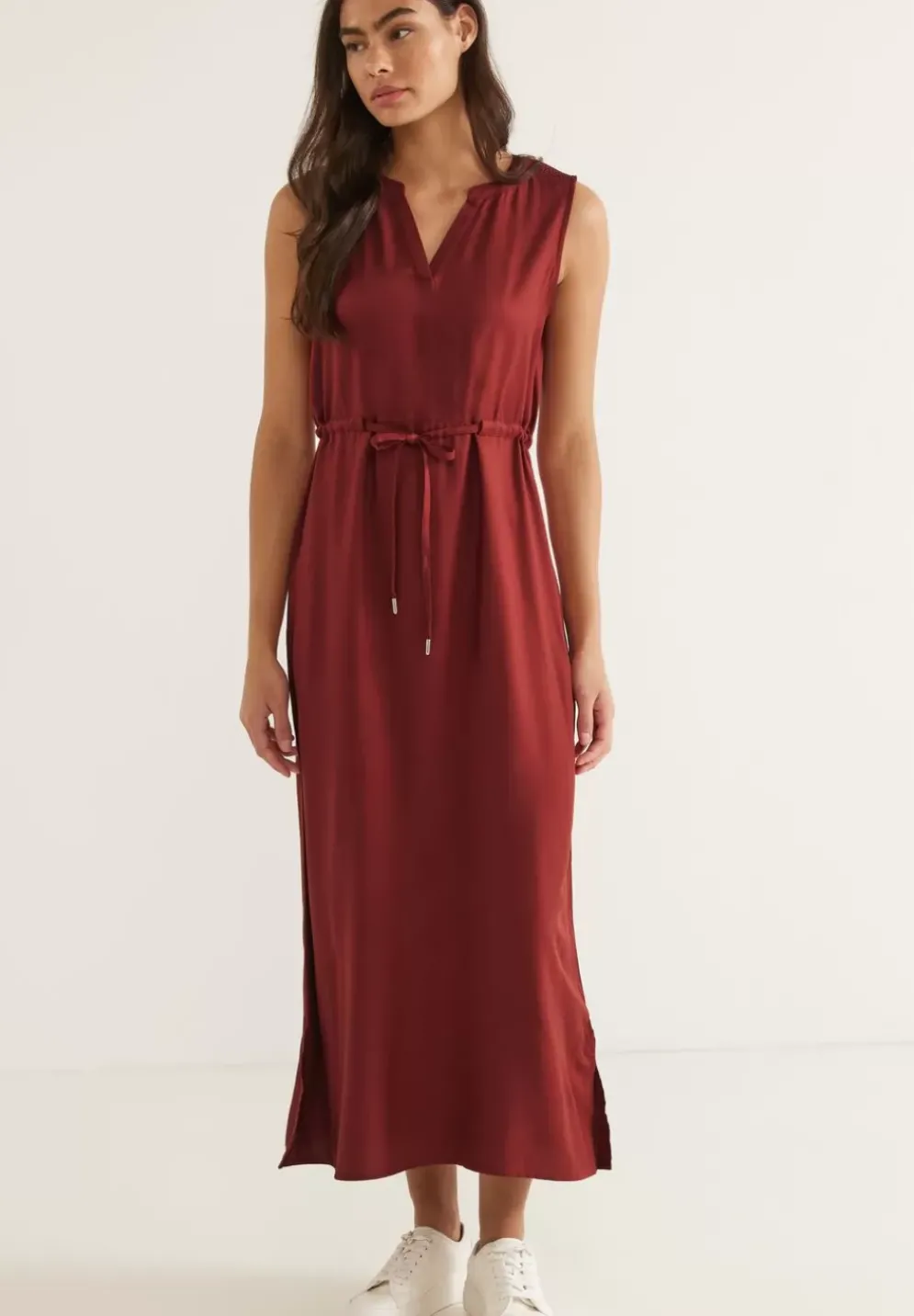 Maxi Viskose Kleid