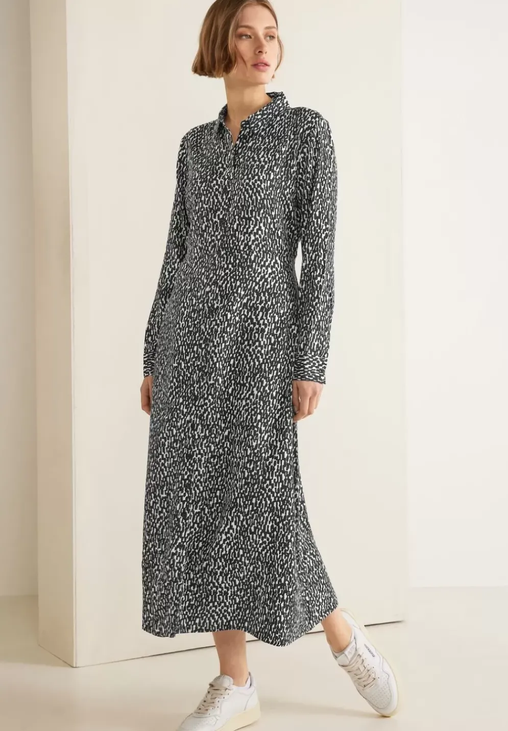 Maxi Viskose Kleid
