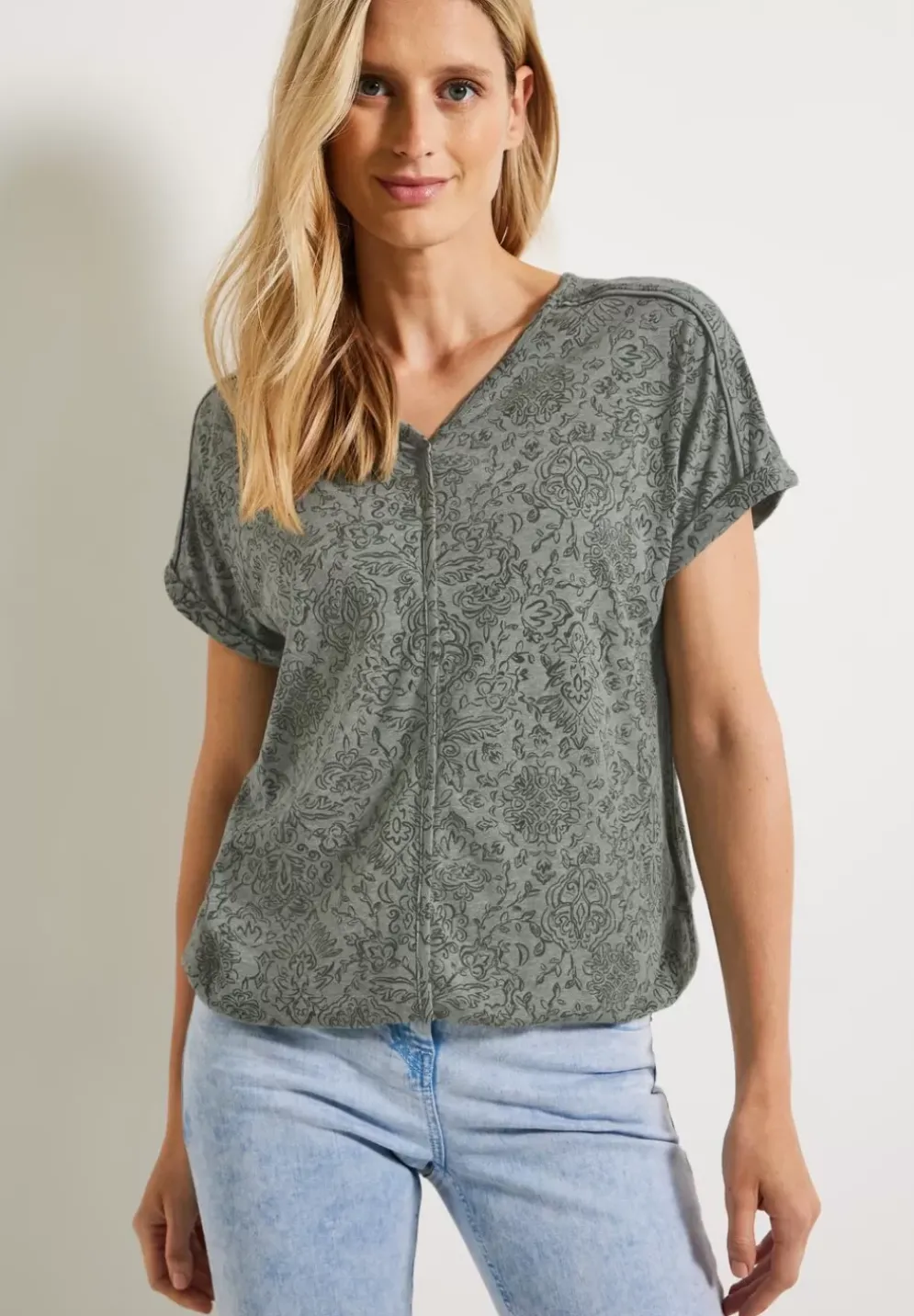 Melange Burn Out Shirt
