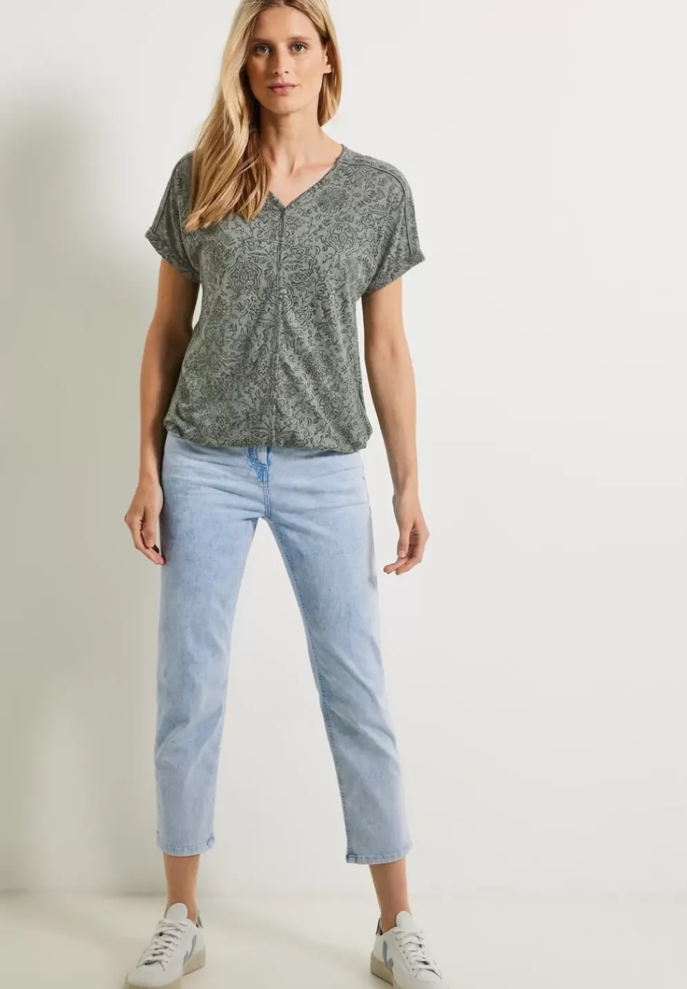 Melange Burn Out Shirt