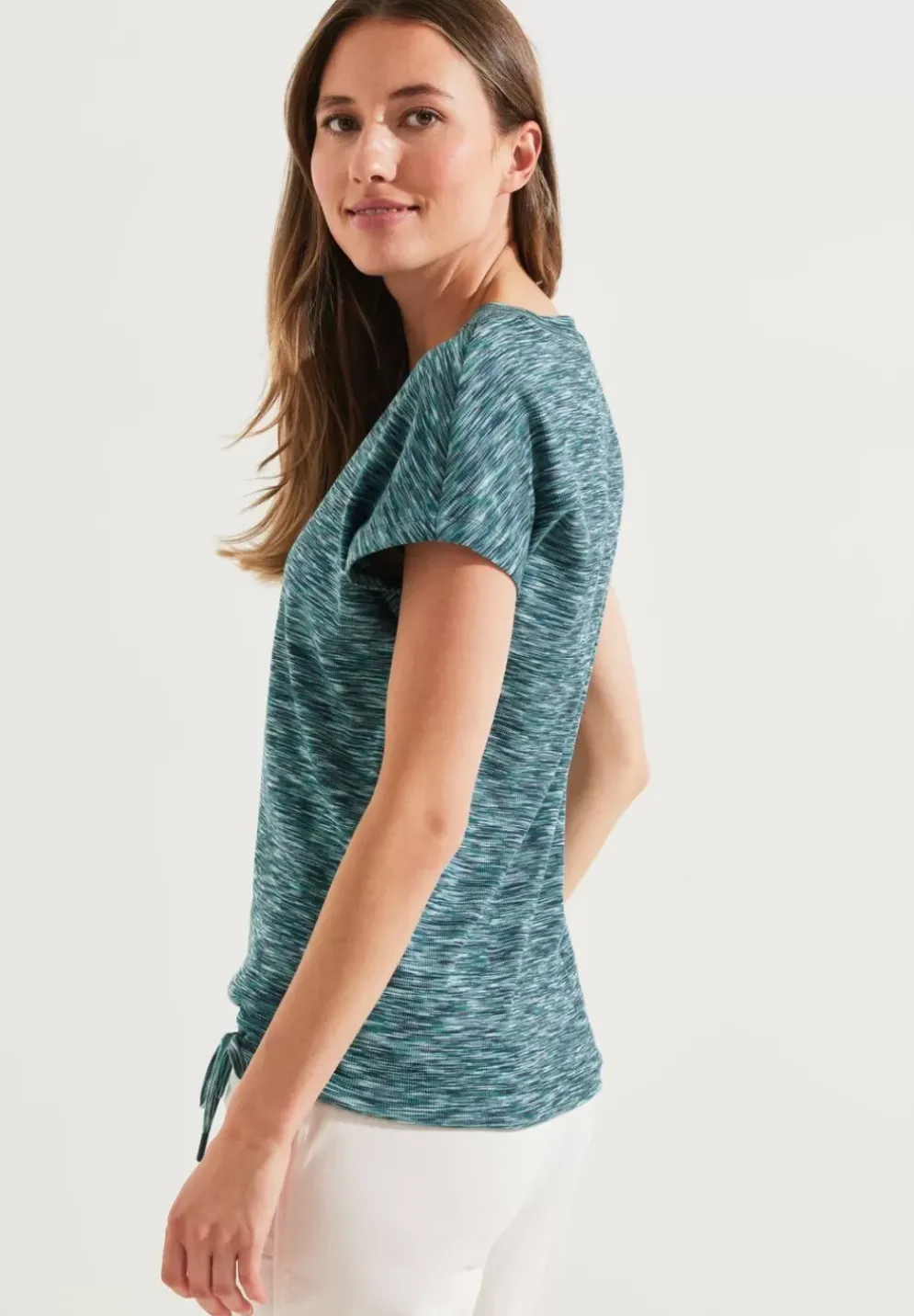 Melange V-Neck Shirt