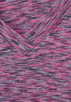 Melange V-Neck Shirt