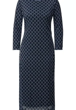 Mesh Midikleid Mit Print