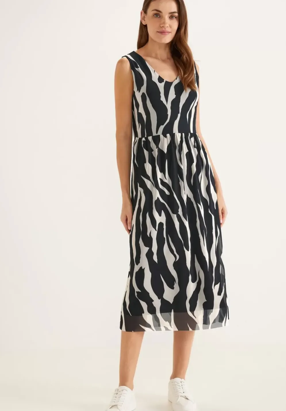 Meshkleid Mit Print