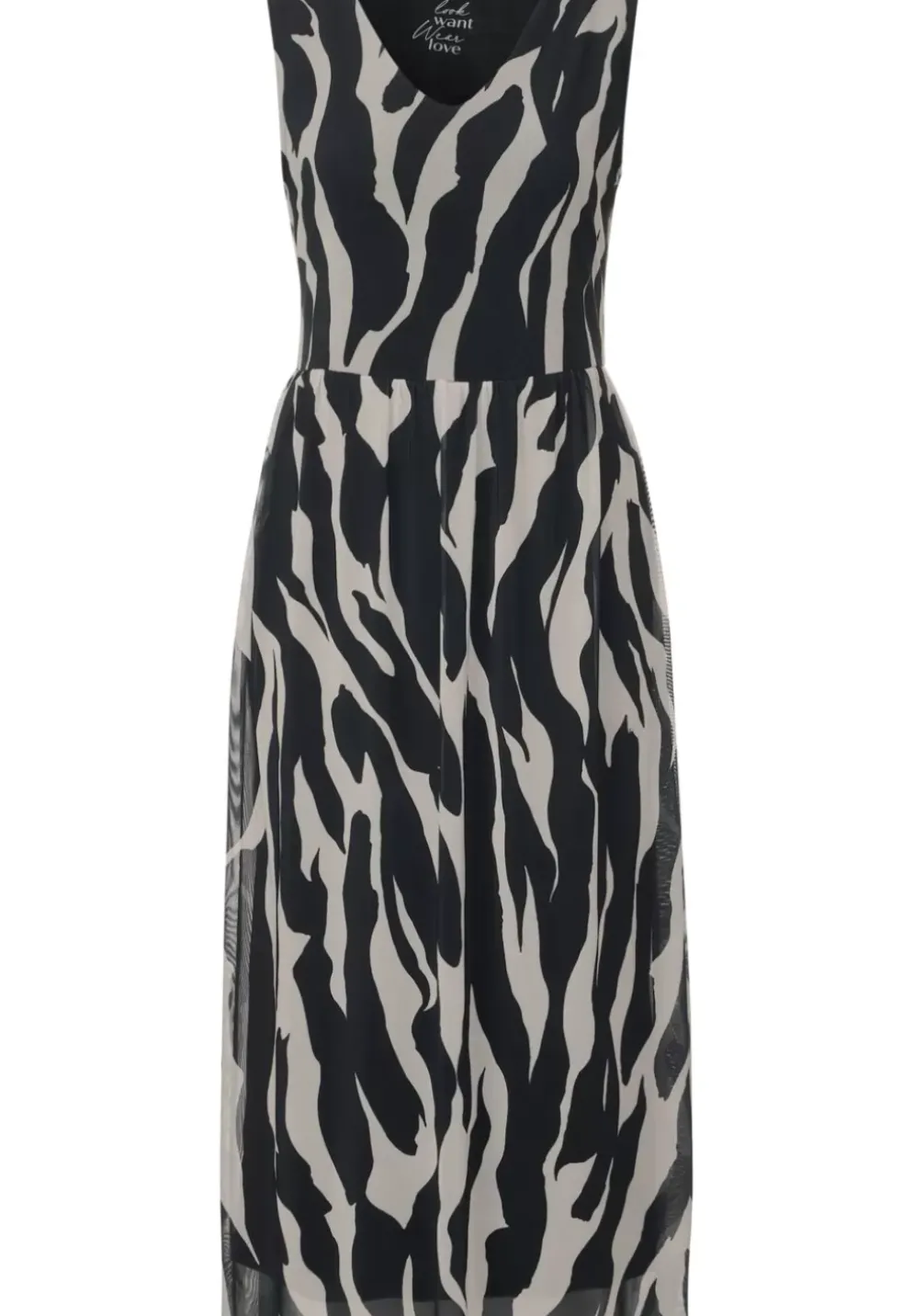 Meshkleid Mit Print