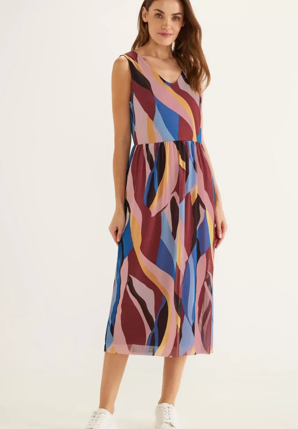 Meshkleid Mit Print