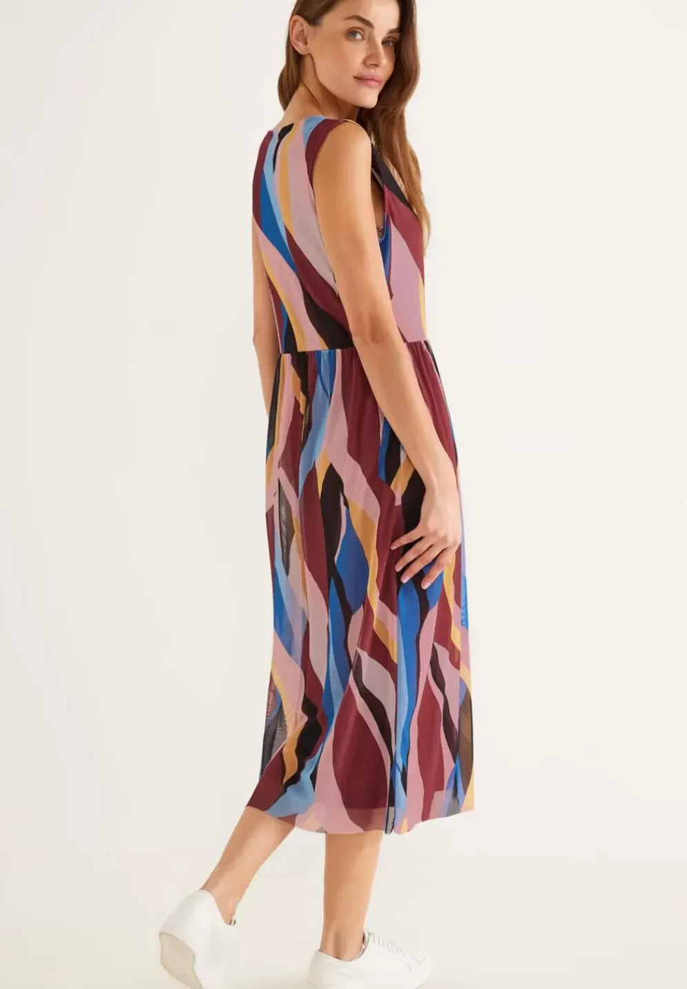Meshkleid Mit Print