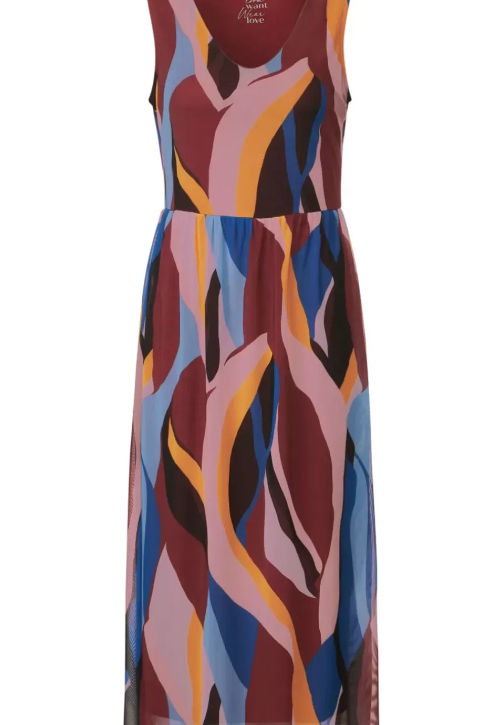 Meshkleid Mit Print