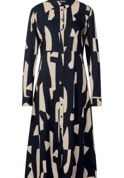 Midi Kleid Mit Print