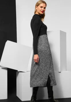 Midi Kleid Mit Print