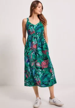 Midi Leinenmix Kleid