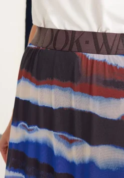 Midi Meshrock Mit Print