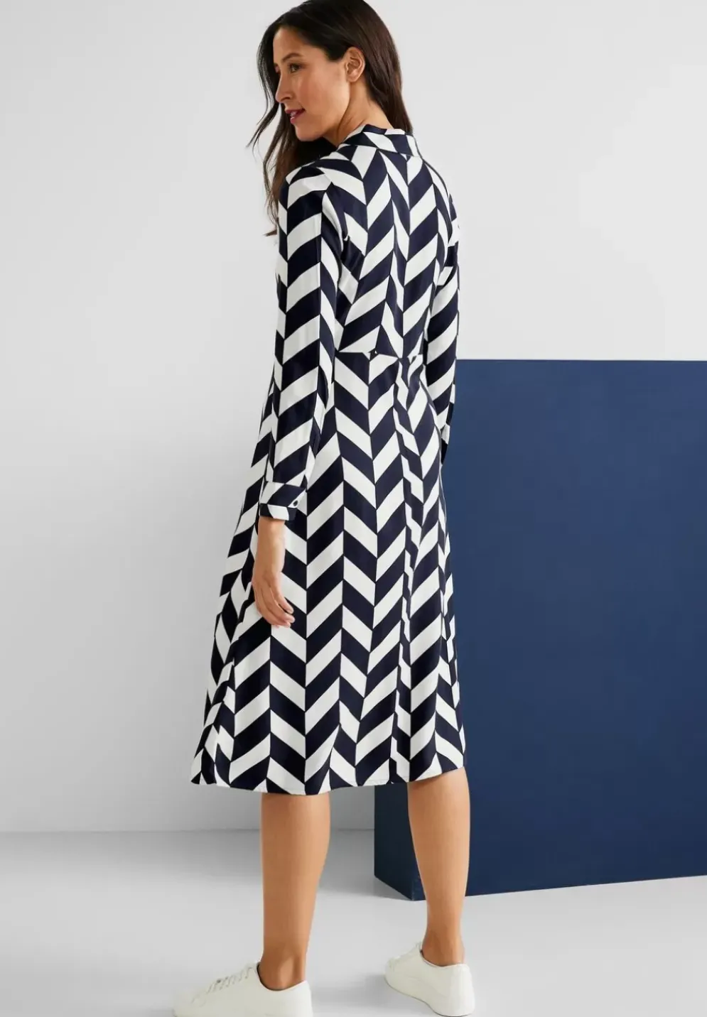 Midi Viskose Kleid