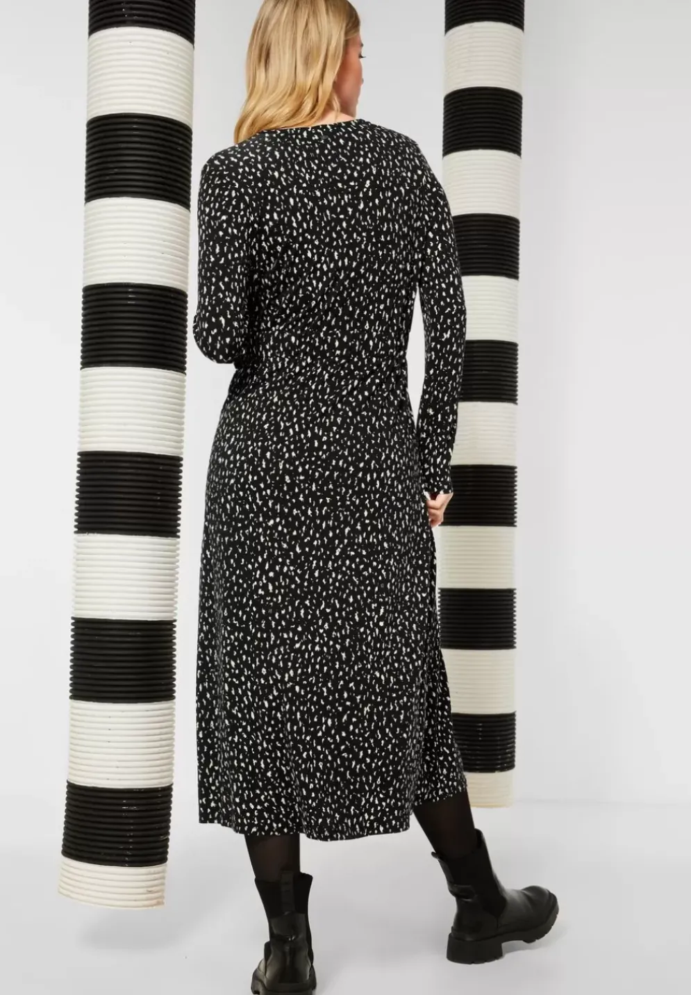 Midi Wickelkleid Mit Print